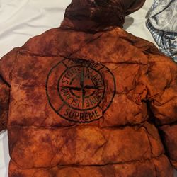 Supreme And Stone Island Collaboration Down Jacket!