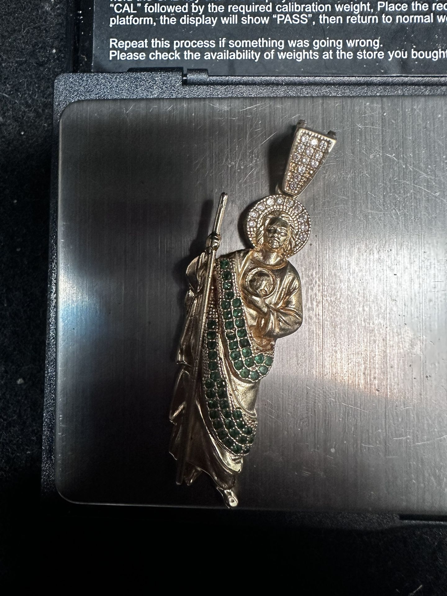 San Judas Pendant 14k gold