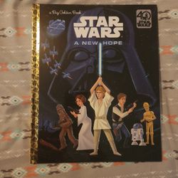 STAR WARS BOOK NEW! A BIG GOLDEN BOOK 