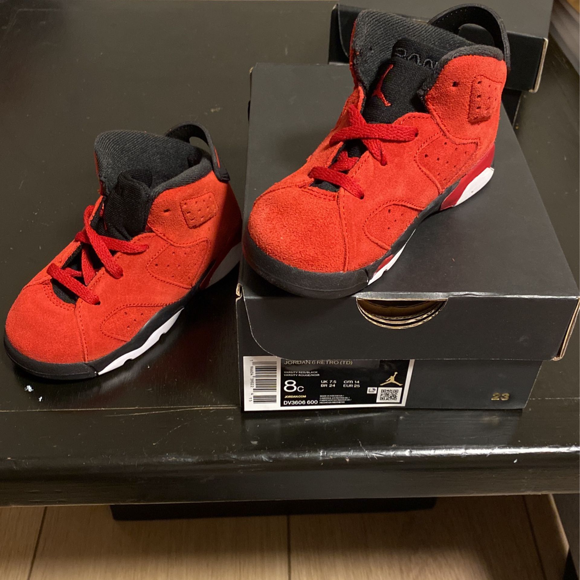 Brand New! Jordan 6 Retro (td) Size 8c