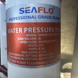 Water Pump 12v RV VAN LIFE 