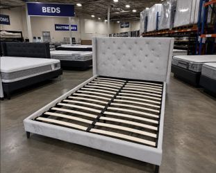 Bed frame gray full size new