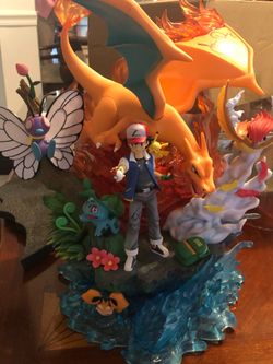1/6 Pokémon Ash Ketchum 16in LED Anime Series GK Figurine Signed (READ)