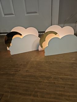 Cloud Shape Night Light Lamps – Set of 2