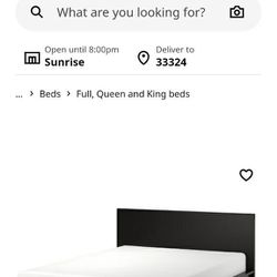 IKEA Malm Bed frame. 