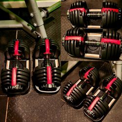 BOWFLEX DUMBBELLS 552 ADJUSTABLE DUMBBELL SELECTTECH WEIGHTS