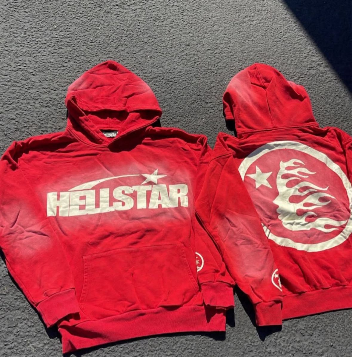 RED HELLSTAR HOODIE