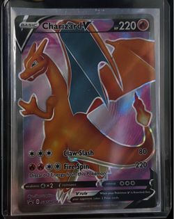 Pokemon Champions Path Charizard V SWSH050 Promo Full Art Card