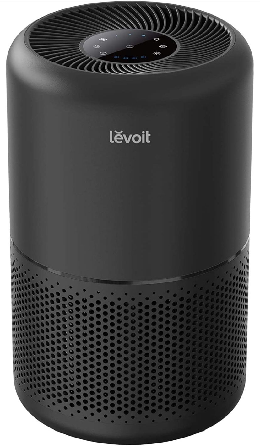 LEVOIT Air Purifier for Home Allergies Pets Hair in Bedroom, H13 True HEPA Filter, 24db Filtration System