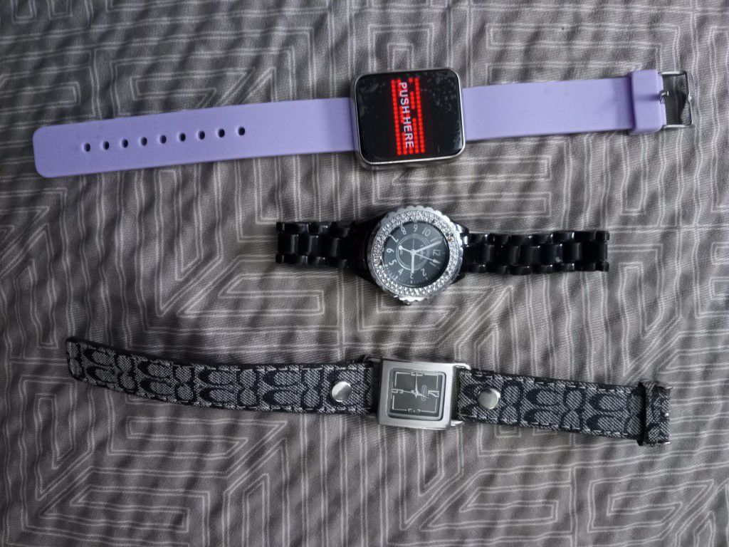 Couch watch 50 black chanel watch worth 12,240 and the purple Aeropostale  for Sale in San Antonio, TX - OfferUp