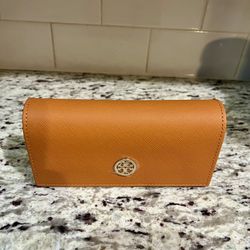 Tory Burch leather sunglasses case
