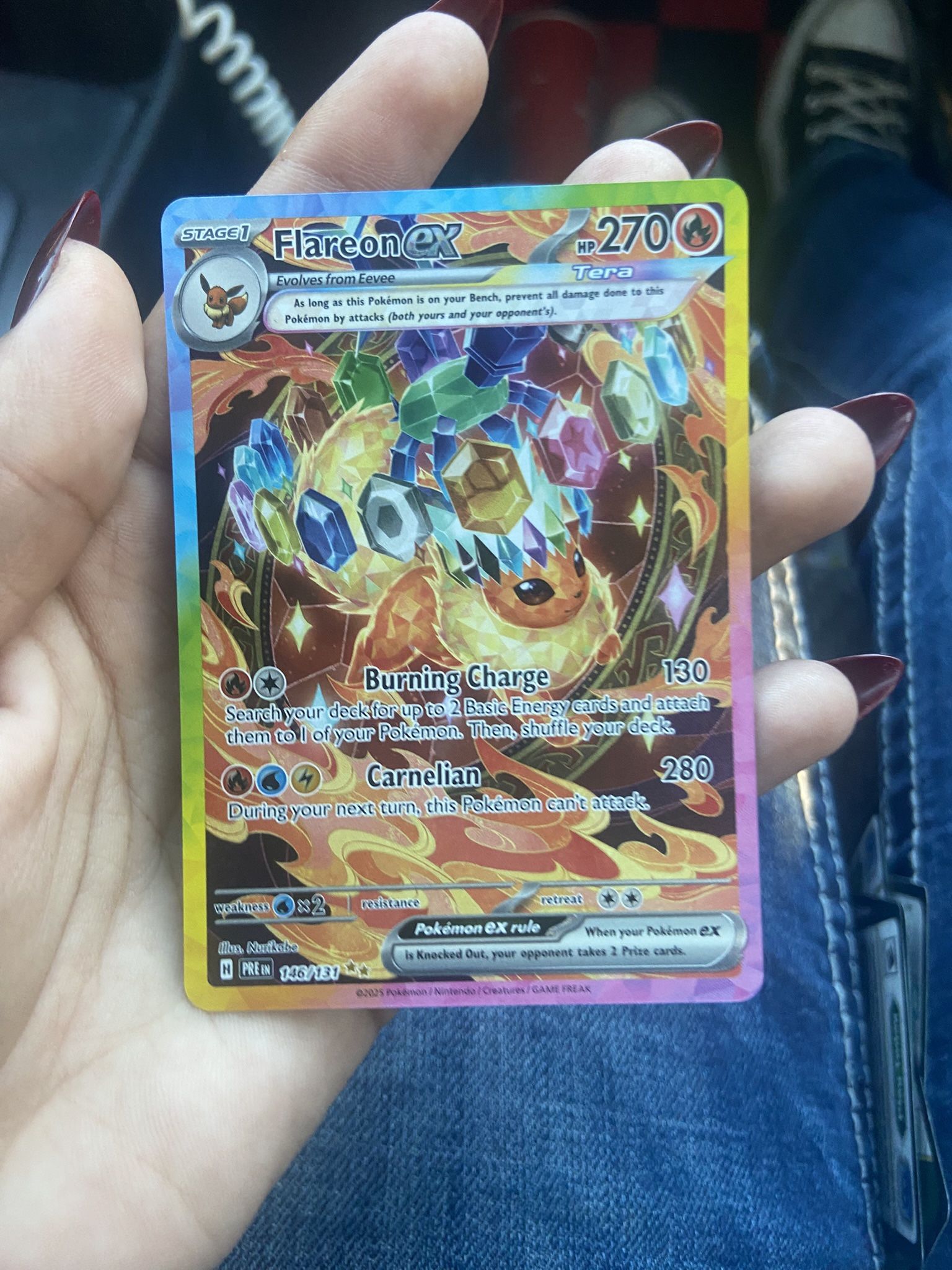 Prismatic Evolutions Flareon EX