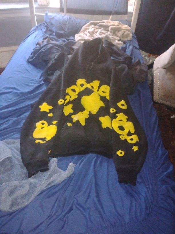 Sp5der Hoodie Yellow/Onyx
