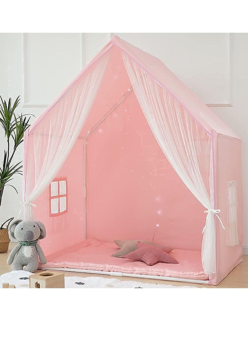 Kids Pink Castle Tent