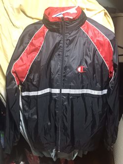 Vintage champion windbreaker size medium