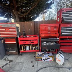 Lot of tools / rolling tool boxes / etc
