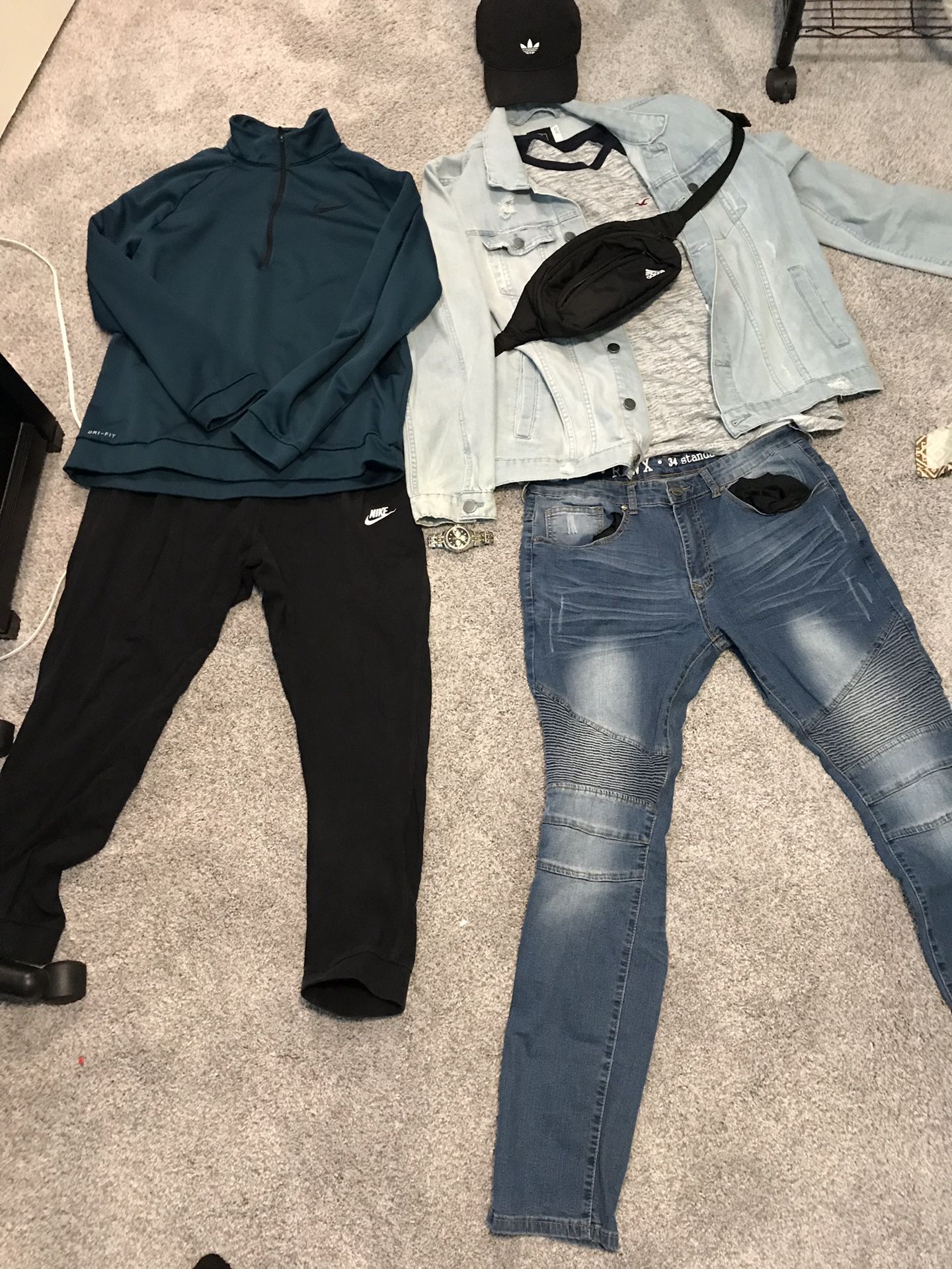 One outfit on the right