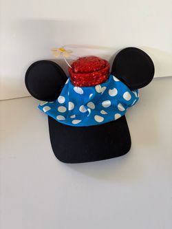 Disney Minnie Mouse Ears Baseball Cap for Adults – Flower