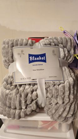 Soft Gray Blanket 