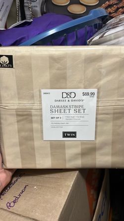 Damask Stripe Sheet Set
