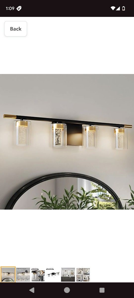 $50 BATHROOM VANITY LIGHT FIXTURE