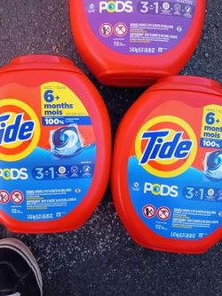 Tide pods & downy scent beads