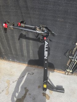 Bike hitch rack