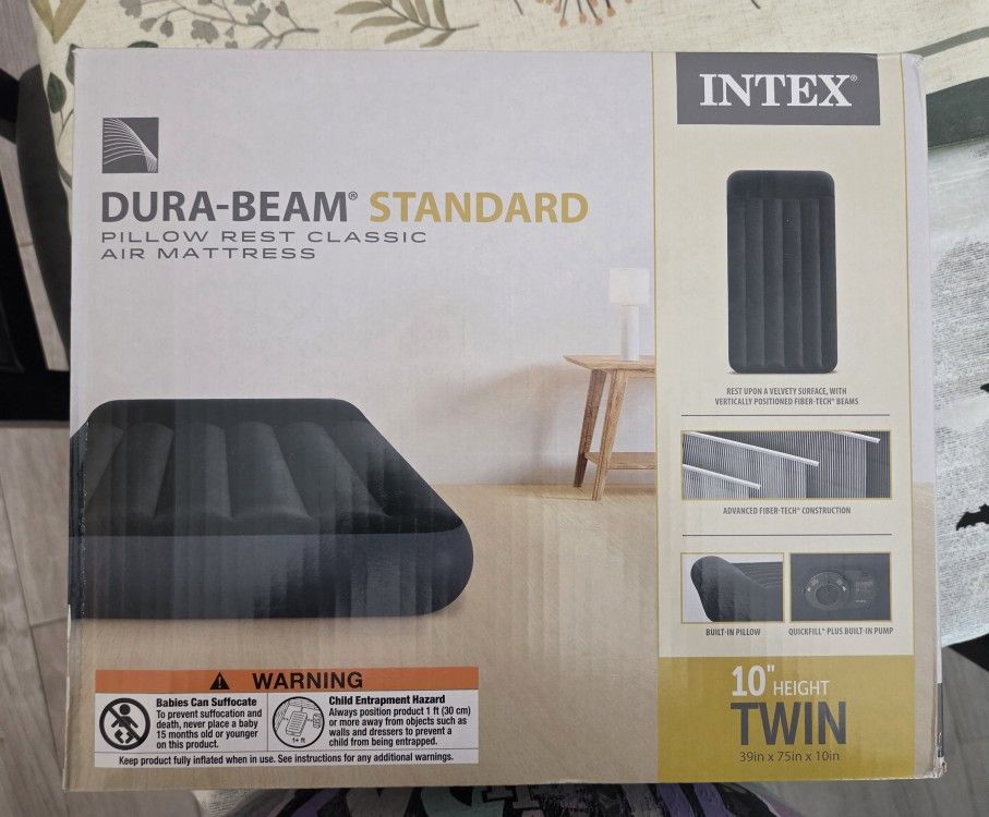 Intex 10inch Twin Air Mattress