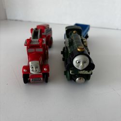 Wooden Thomas The Tank Engine Magnetic Trains Flynn And Emily