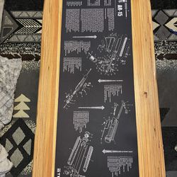 Huge Desk Pad w/ Exploded View AR-15