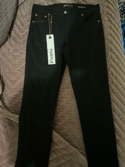 Black purple jeans (size 29/30)