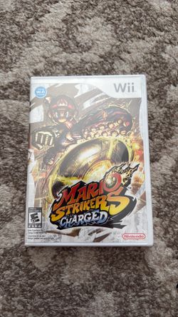 Mario strikers charger for nintendo wii new sealed