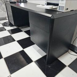 Black Office Desk