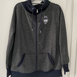 🐶UCONN - Jacket with Husky Logo - XL