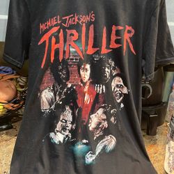 Michael Jackson Tshirt Retro 90S Graphic Tshirt Thriller Tribute Tee