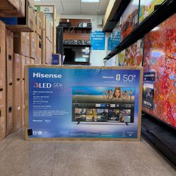 Hisense 50 inch QLED 4K UHD Smart TV with HDR with Store Warranty and Financing Available