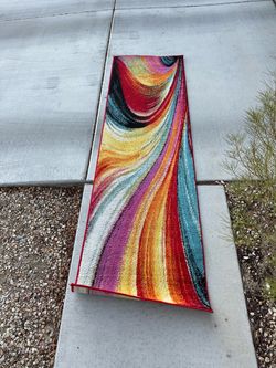 Well Woven Viva Pleasure Abstract Runner Rug 2'3" x 7'3"