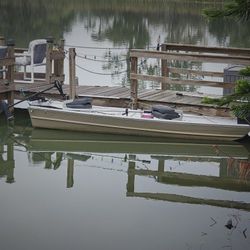 Jon Boat 12qft X 45in with Trolling Motor