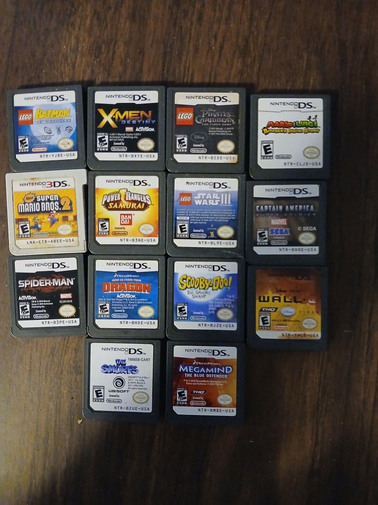14 NINTENDO DS Games