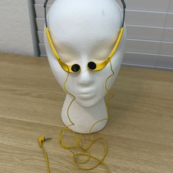 Genuine Sony Walkman MDR-W14 Sports Yellow Headphones 