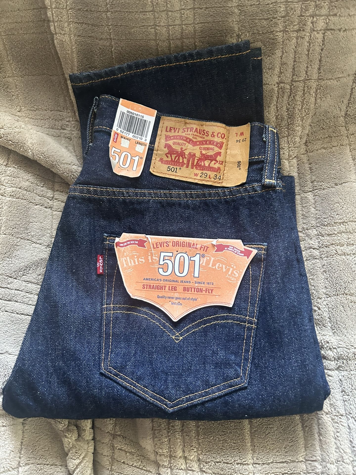 Levi’s 501 Blue Jeans 29x34