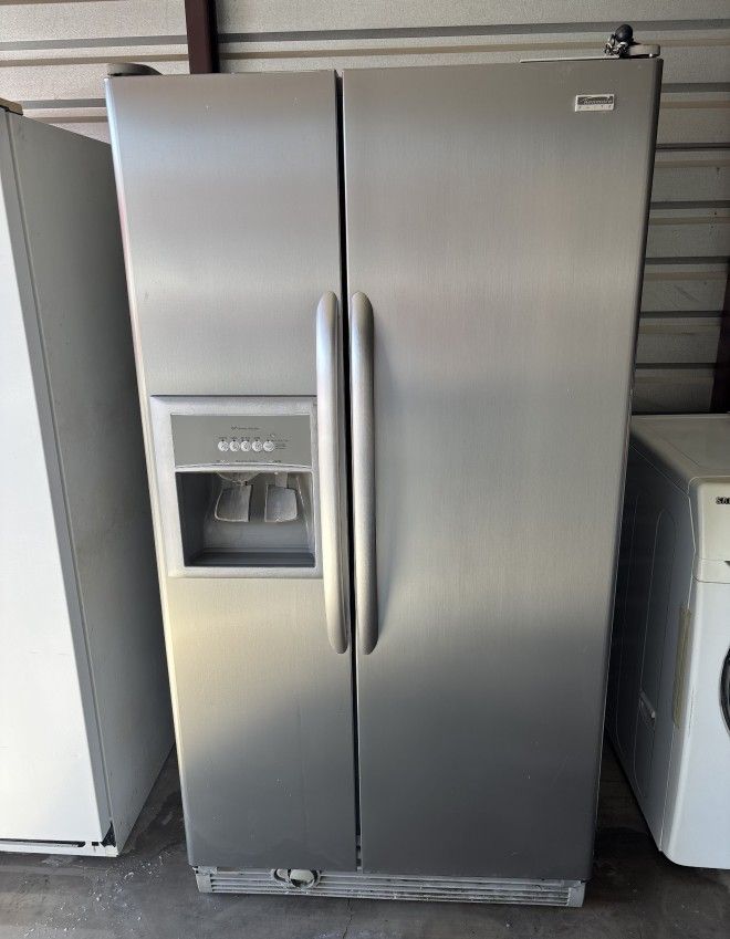 Kenmore Stainless Steel Refrigerator And Freezer