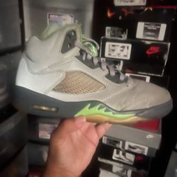 Air Jordan Green Bean Retro 5 Size 10