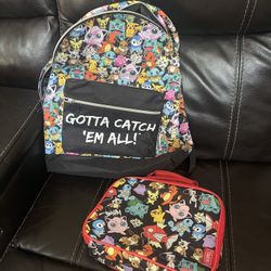 Pokémon Backpack And Lunchbox 