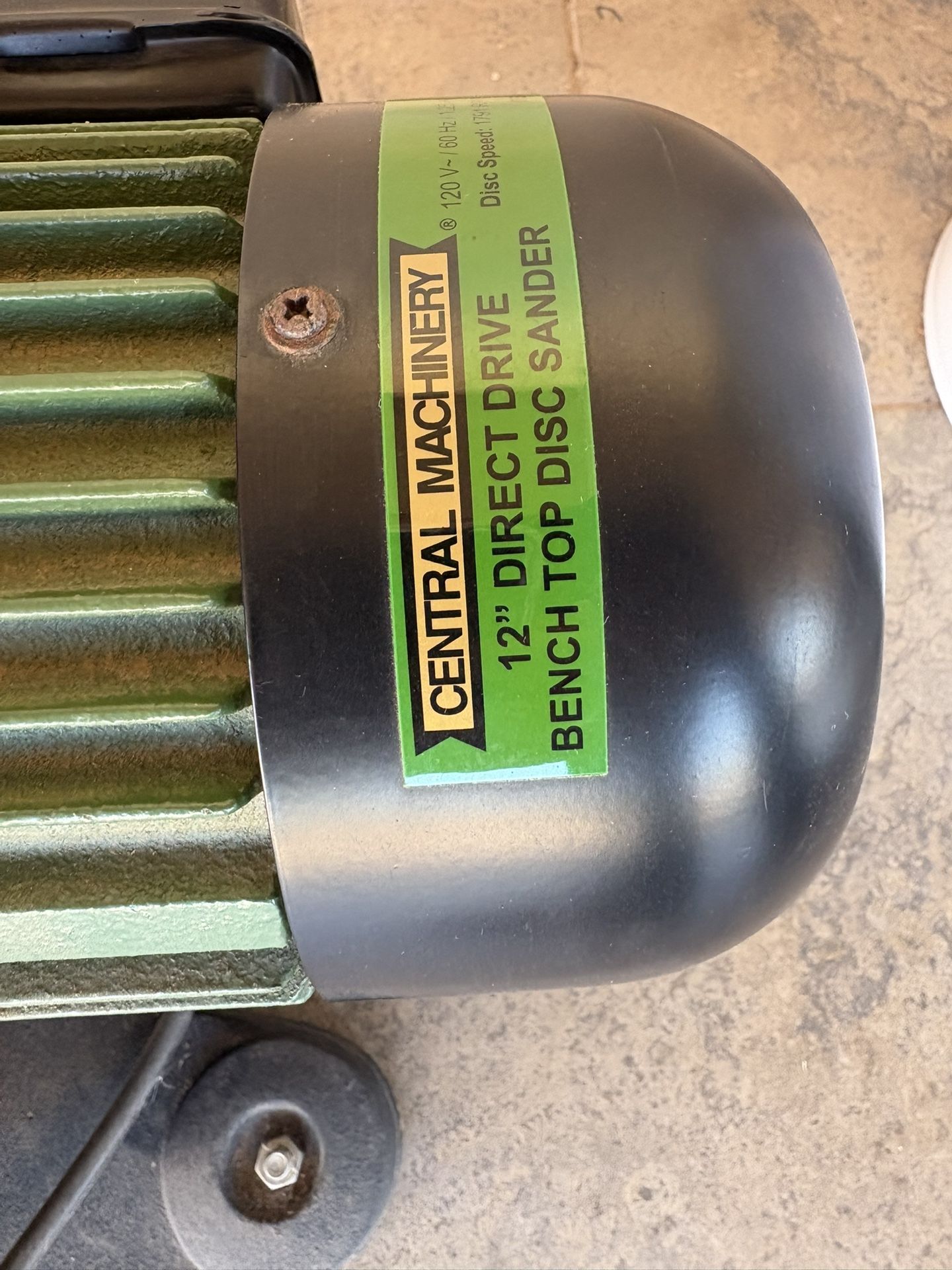12” Direct Drive Bench Disc Sander