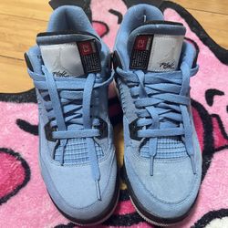 University  Blue 4s Size 7 