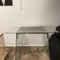 Glass Desk 