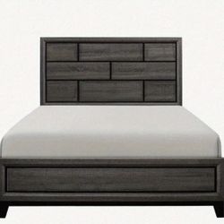 Gray Bed Frame 
