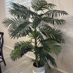Fake Palm With Ceramic Pot 