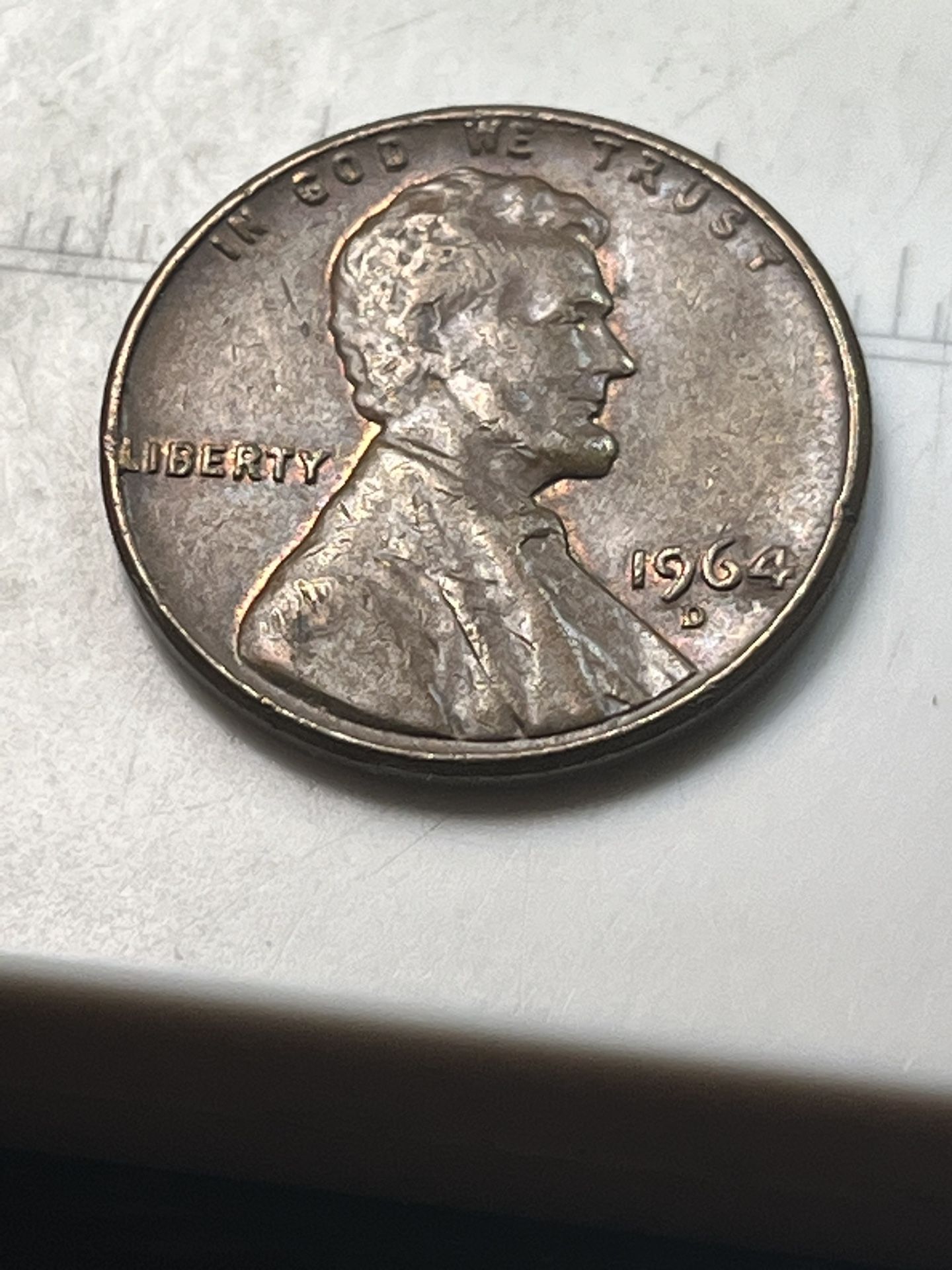 1964 D Penny